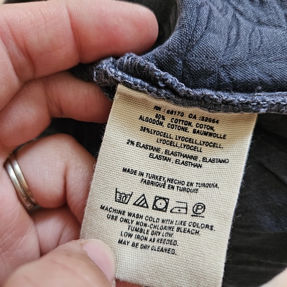 Pilcro and the Letterpress Dark Blue Skinny Pants - Picture 6 of 6